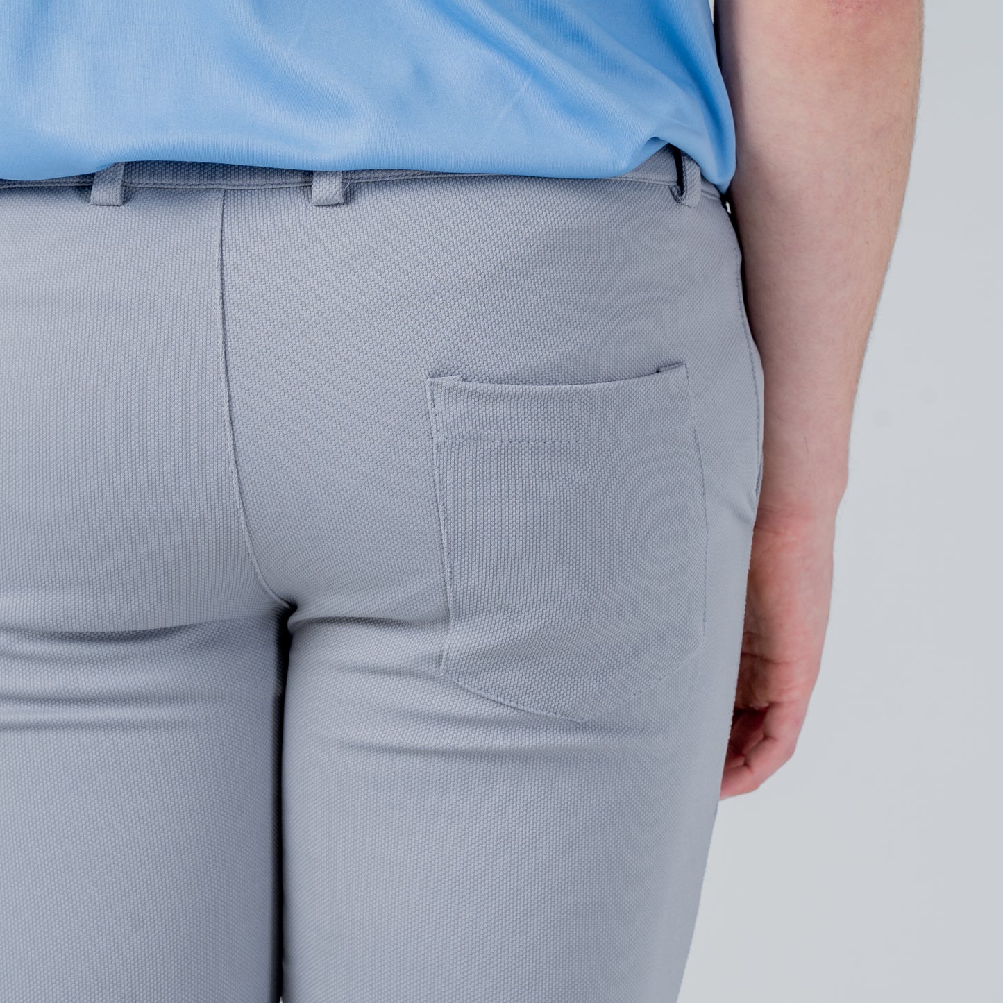 Men’s Premium Stretch Trousers – Pull-On Pants with Hidden Elastic Waist, Zip & Button for Work & Travel | Flexi Pants™
