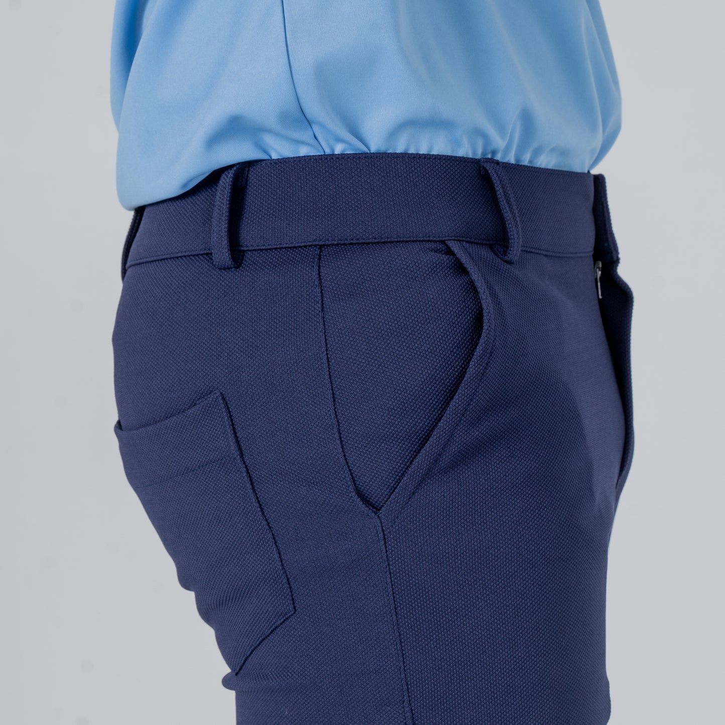 Men’s Premium Stretch Trousers – Pull-On Pants with Hidden Elastic Waist, Zip & Button for Work & Travel | Flexi Pants™