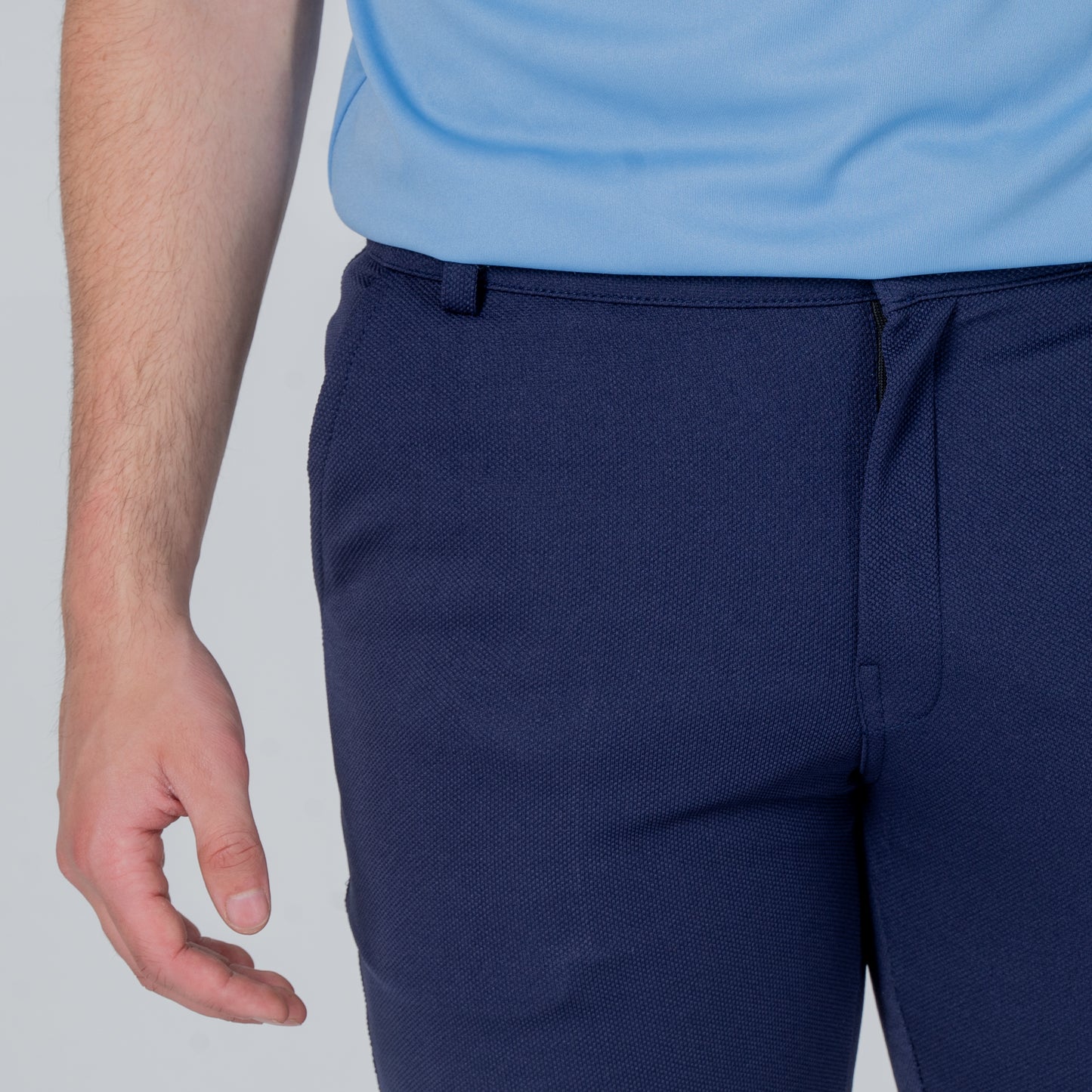Men’s Premium Stretch Trousers – Pull-On Pants with Hidden Elastic Waist, Zip & Button for Work & Travel | Flexi Pants™