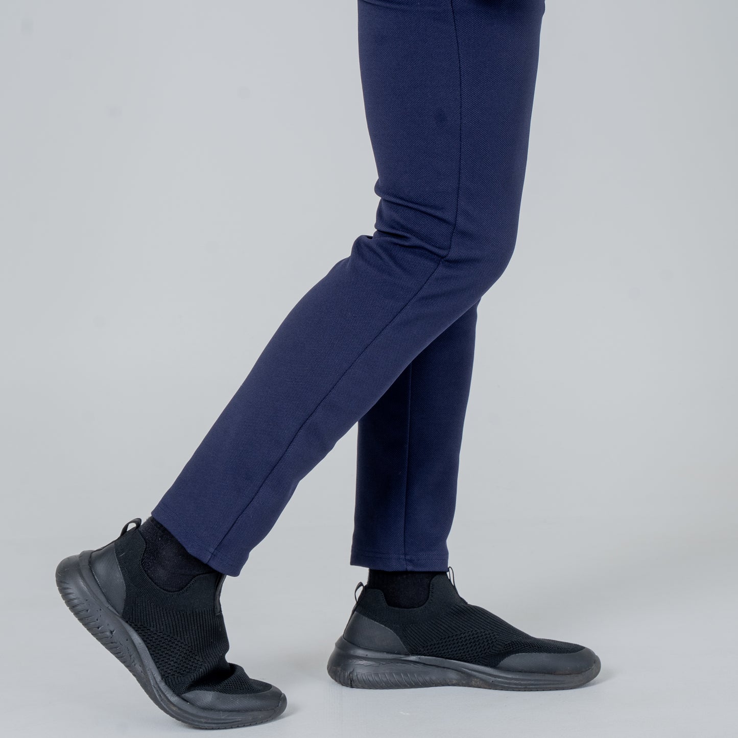 Men’s Premium Stretch Trousers – Pull-On Pants with Hidden Elastic Waist, Zip & Button for Work & Travel | Flexi Pants™