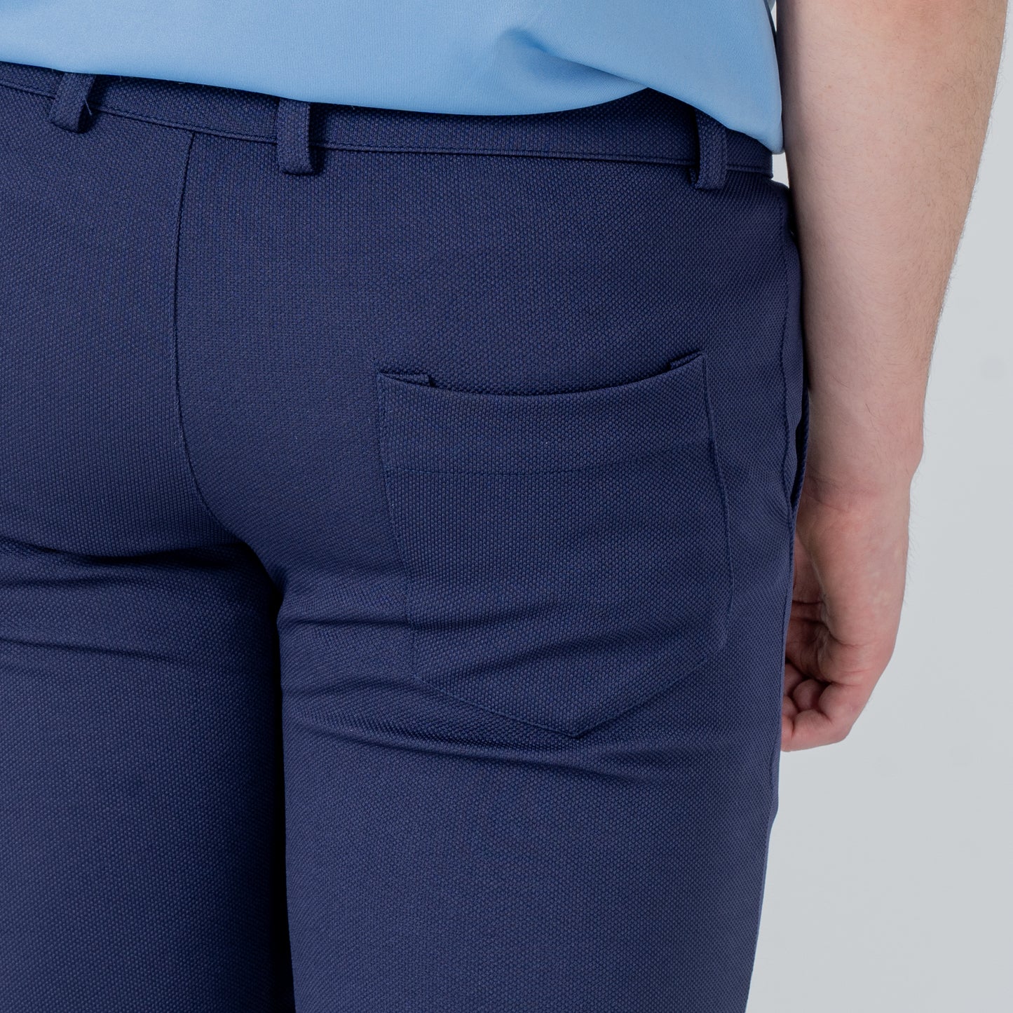 Men’s Premium Stretch Trousers – Pull-On Pants with Hidden Elastic Waist, Zip & Button for Work & Travel | Flexi Pants™