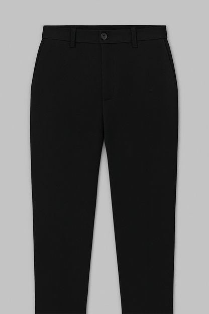 Men’s Premium Stretch Trousers – Pull-On Pants with Hidden Elastic Waist, Zip & Button for Work & Travel | Flexi Pants™